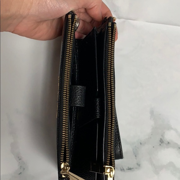 Michael Kors Adele double zip wristlet black - Picture 8 of 8
